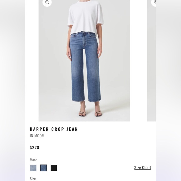 AGOLDE HARPER JEANS sz 24 (see photos) - Picture 8 of 9